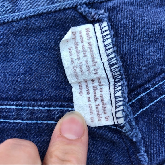 Vintage 70’s High Waist Bell Bottom Jeans - Picture 4 of 7